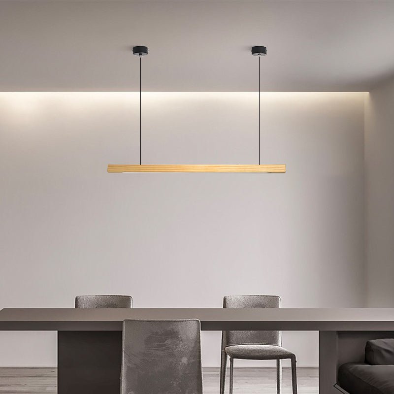 Lampada a Sospensione Industriale LED – Lineare Nera