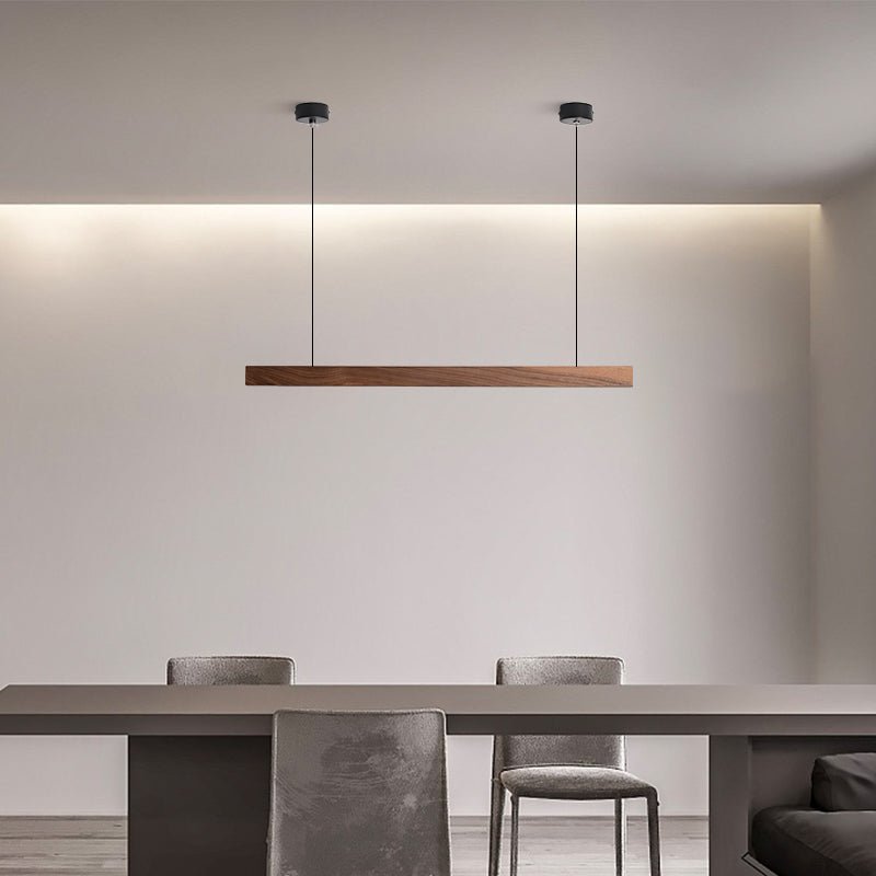 Lampada a Sospensione Industriale LED – Lineare Nera