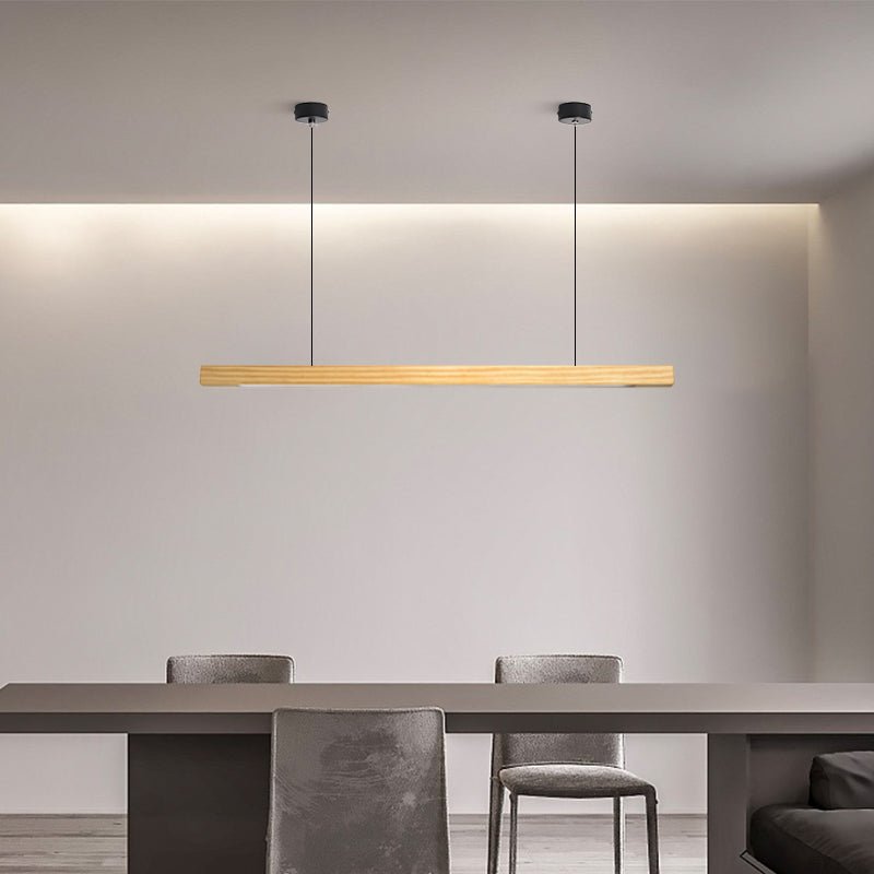 Lampada a Sospensione Industriale LED – Lineare Nera