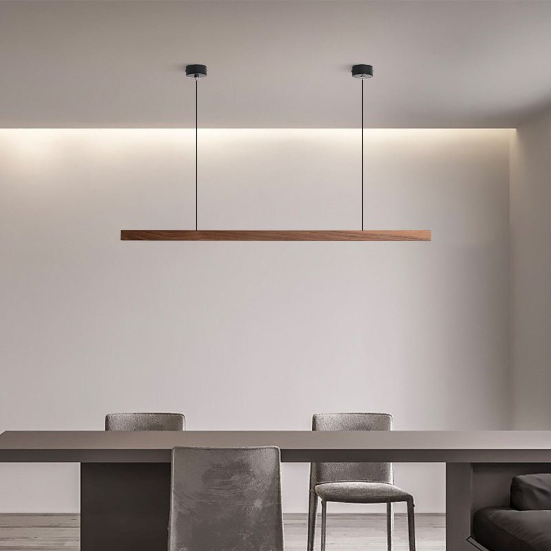 Lampada a Sospensione Industriale LED – Lineare Nera