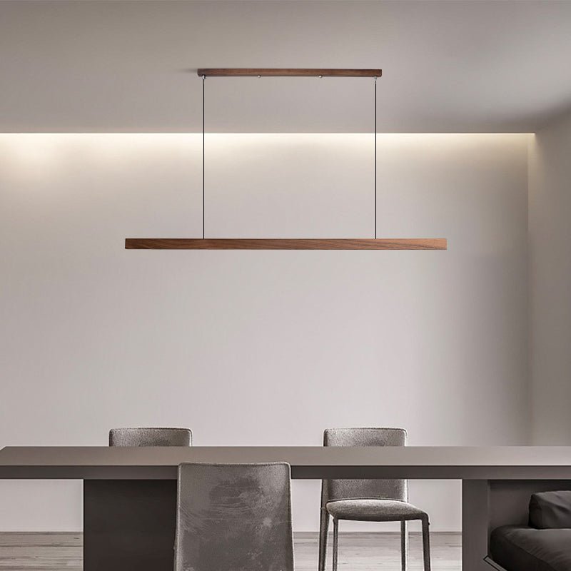Lampada a Sospensione Industriale LED – Lineare Nera