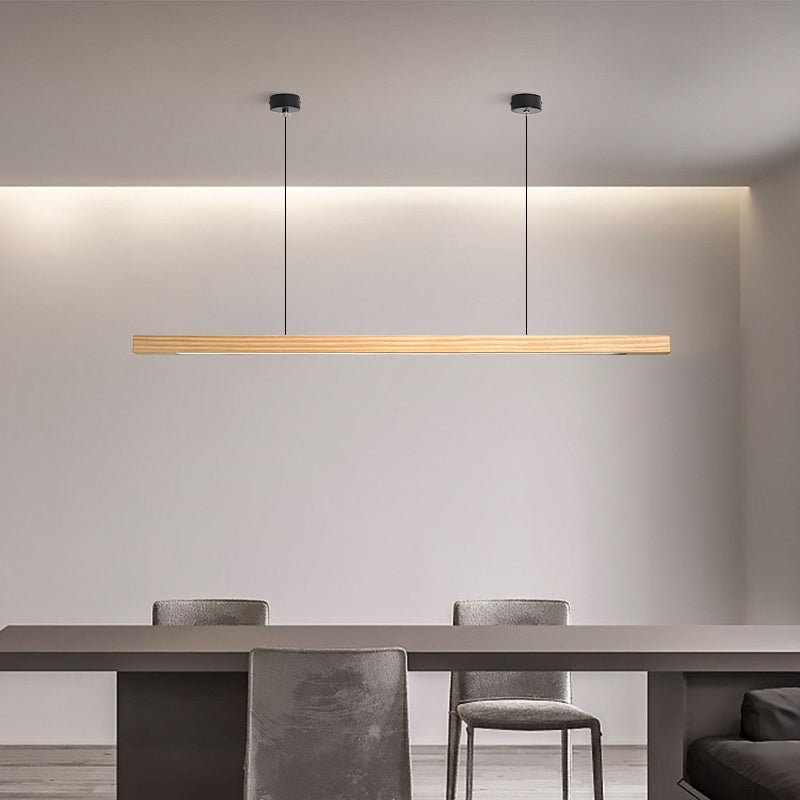 Lampada a Sospensione Industriale LED – Lineare Nera
