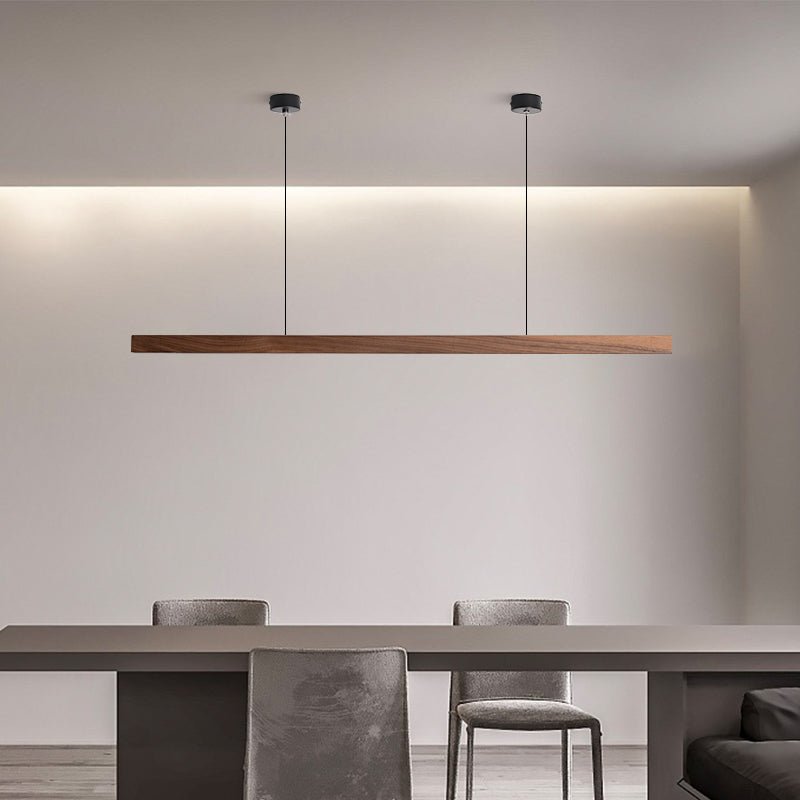 Lampada a Sospensione Industriale LED – Lineare Nera