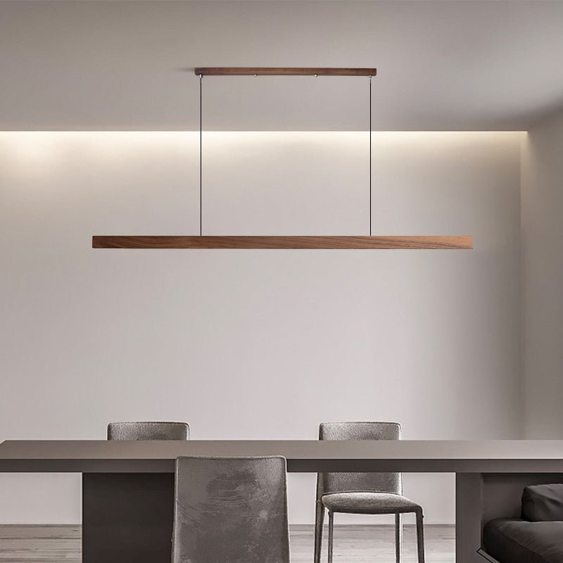 Lampada a Sospensione Industriale LED – Lineare Nera