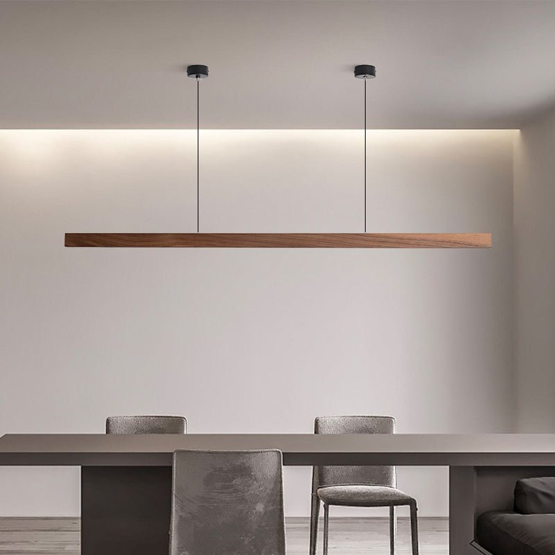 Lampada a Sospensione Industriale LED – Lineare Nera