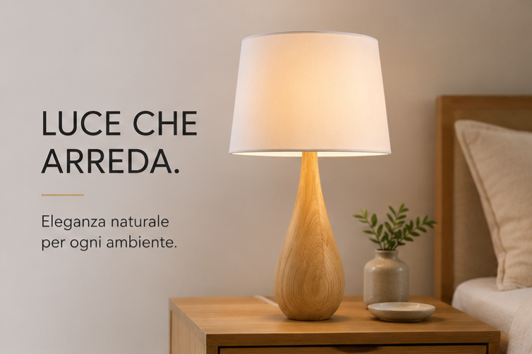 Lampada da Tavolo a Goccia – Scultorea
