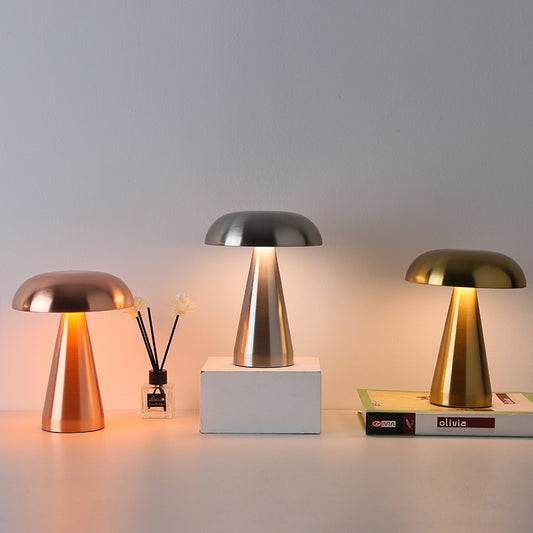 Lampada da Tavolo a Fungo con Dimmer Touch – Luce LED 3W USB