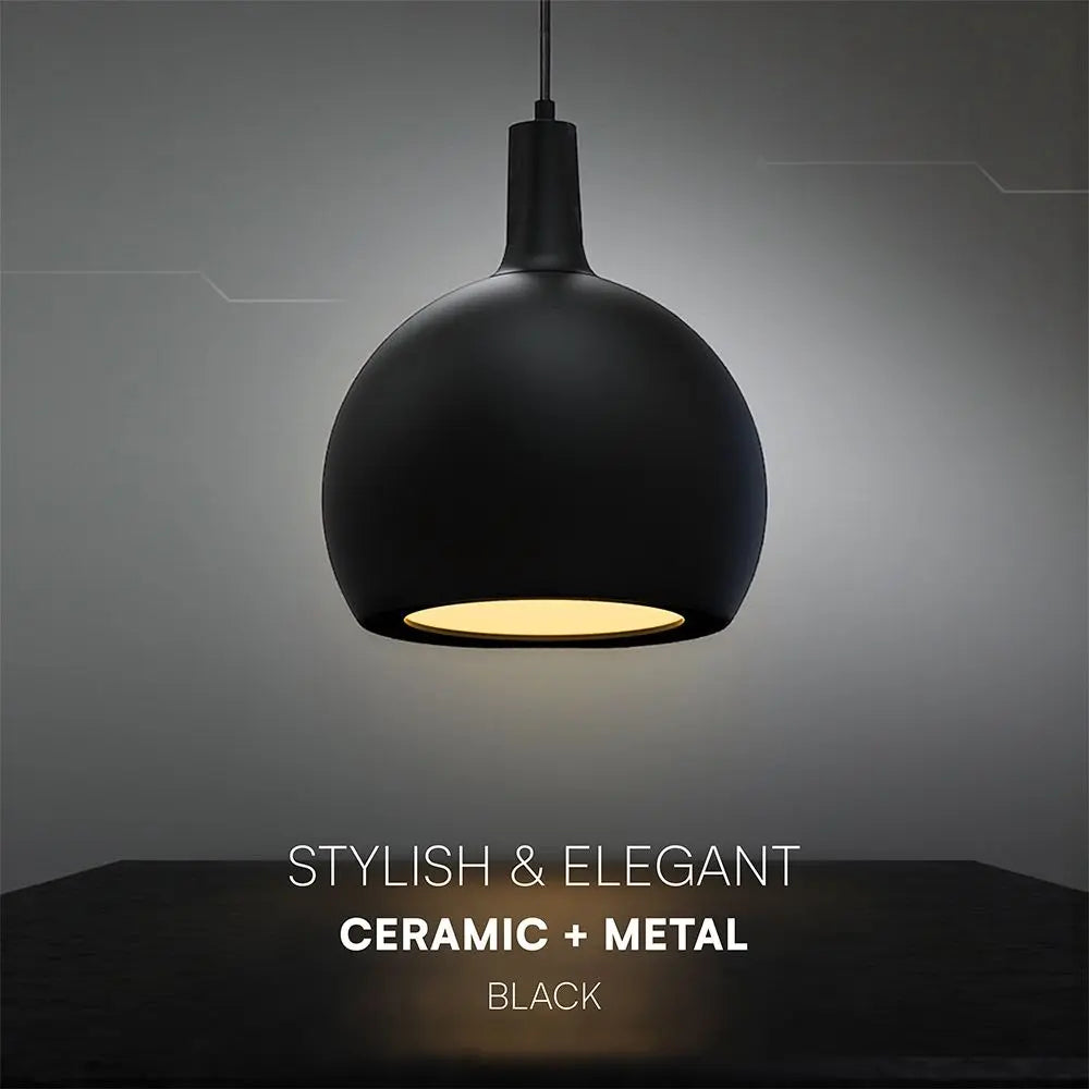 Lampada a Sospensione in Ceramica – Sferica Artigianale