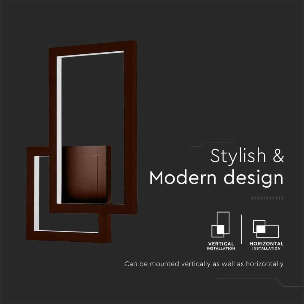 Applique da Muro LED – Alluminio Nero o Corten