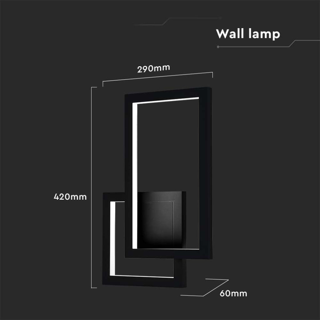 Applique da Muro LED – Alluminio Nero o Corten