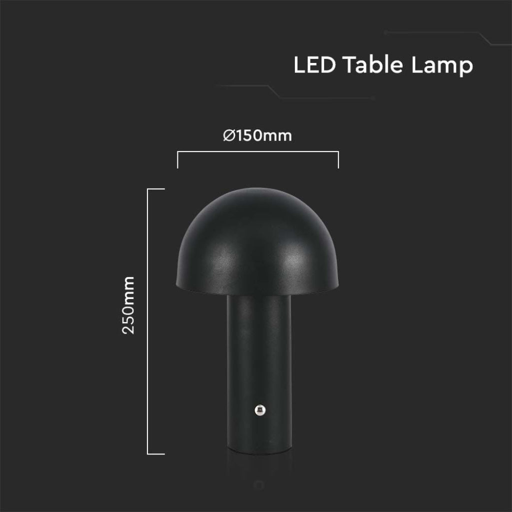 Lampada da Tavolo Fungo – Ricaricabile Touch