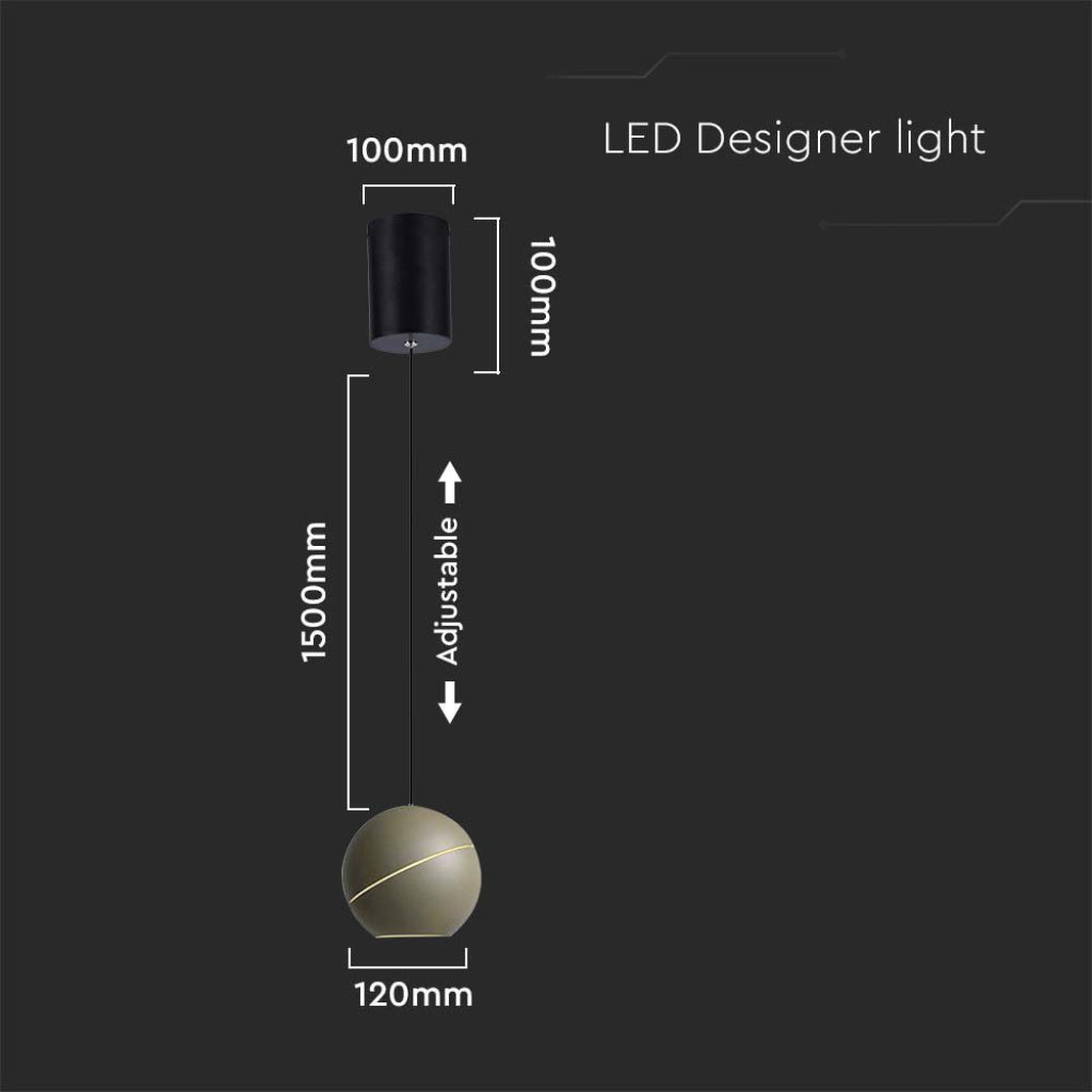 Lampada a Sospensione LED Sfera – Design Moderno
