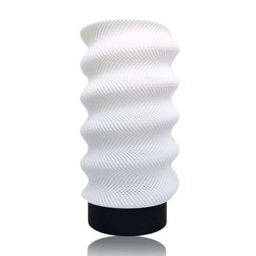 Lampada da Tavolo Lumina Twist – Scultura Spirale 3D