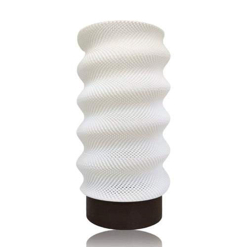 Lampada da Tavolo Lumina Twist – Scultura Spirale 3D