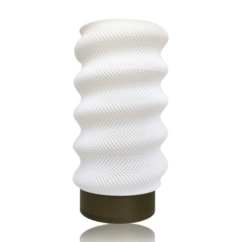 Lampada da Tavolo Lumina Twist – Scultura Spirale 3D
