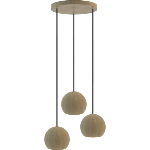 Lampada a Sospensione Legno di Rovere – LED Moderna