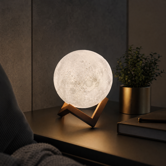 Lampada da Tavolo Moon – LED Luna 3D