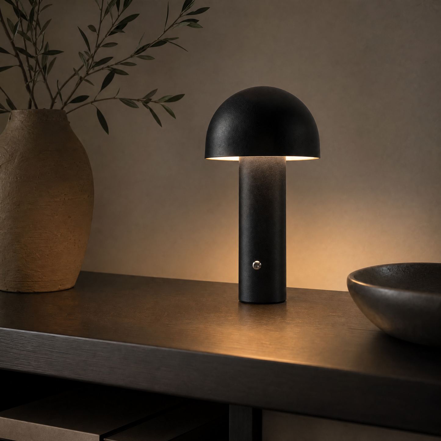 Lampada da Tavolo Fungo – Ricaricabile Touch