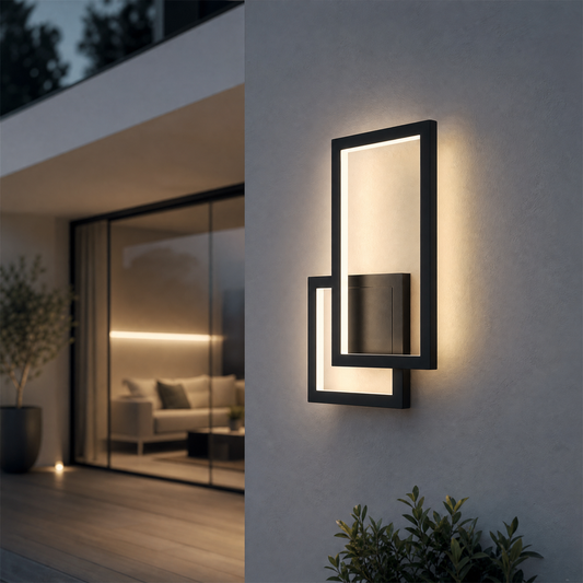 Applique da Muro LED – Alluminio Nero o Corten