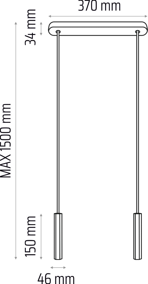 Lampada a Sospensione Madera Hexa – Legno Esagonale