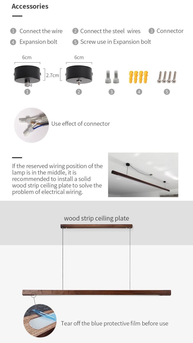 Lampada a Sospensione Industriale LED – Lineare Nera