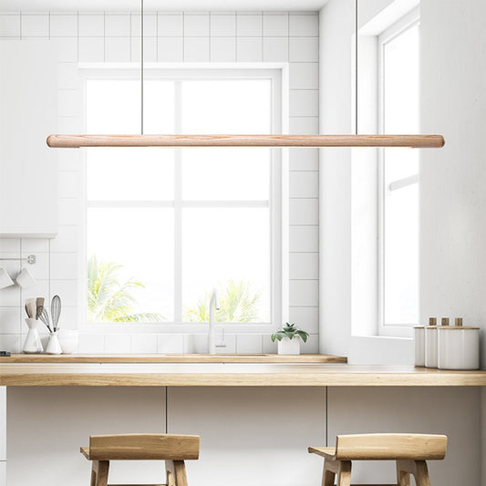Lampada a Sospensione Legno Massello