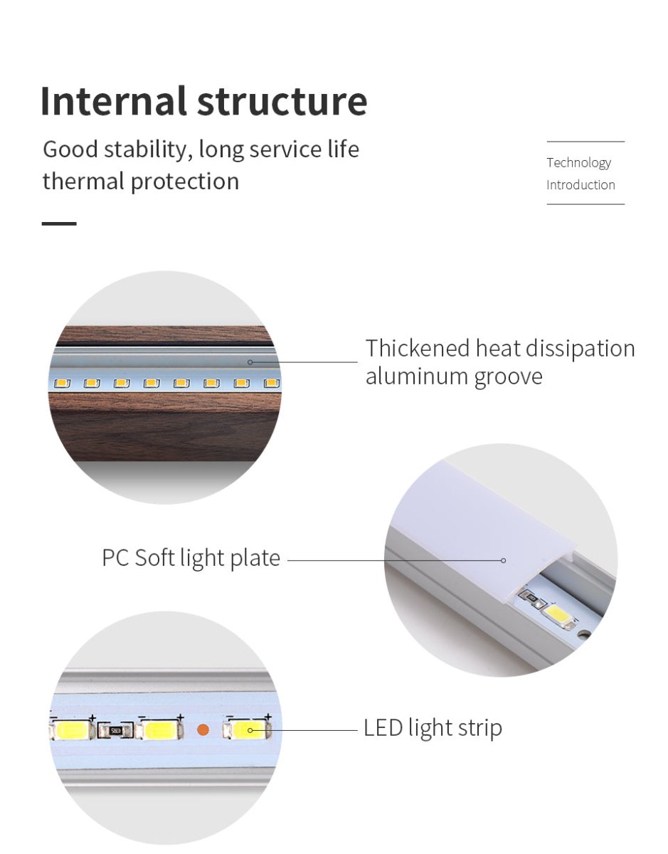 Lampada a sospensione LED Verticale – Legno Massello